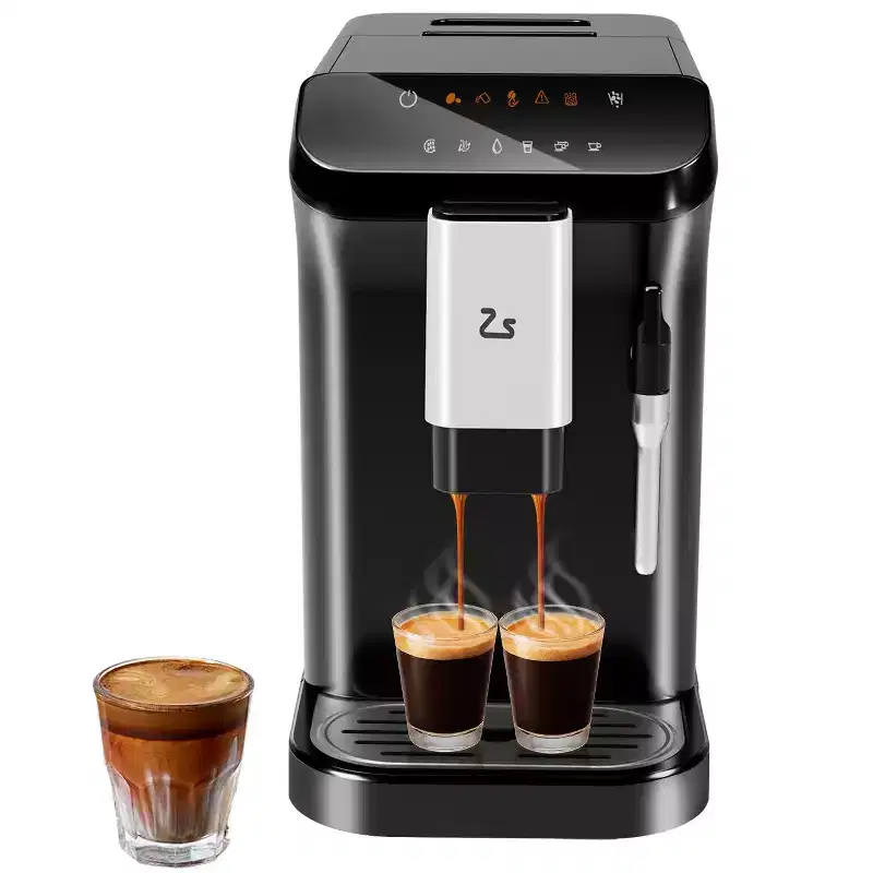 Fully Automatic Coffee Machine with Manual Frothing Option 1.5-Liter Water Tank Self-Cleaning Function Ideal for Home Use Perfect Gift for Parents