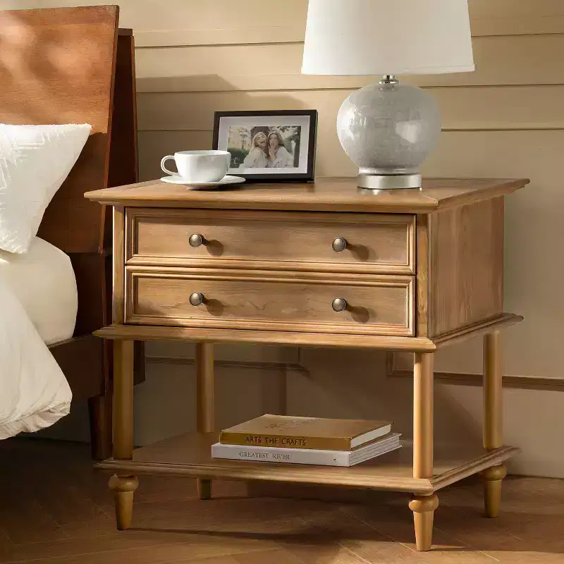 Lajos 24.5 Tall 1-Drawer End Table with Built-In Outlets and USB Ports|ARTFUL LIVING DESIGNS