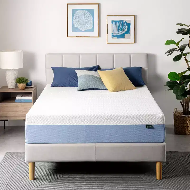 Zinus 12 Queen Cooling Essential Memory Foam Mattress, Fiberglass-Free, Medium Feel, Breathable Cooling Layers, Certified Safe Materials