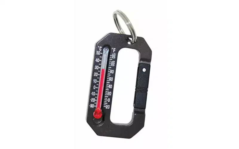 Sun Company HikeHitch 1 - Thermometer Carabiner | Camping, Hiking, & Backpacking Accessory