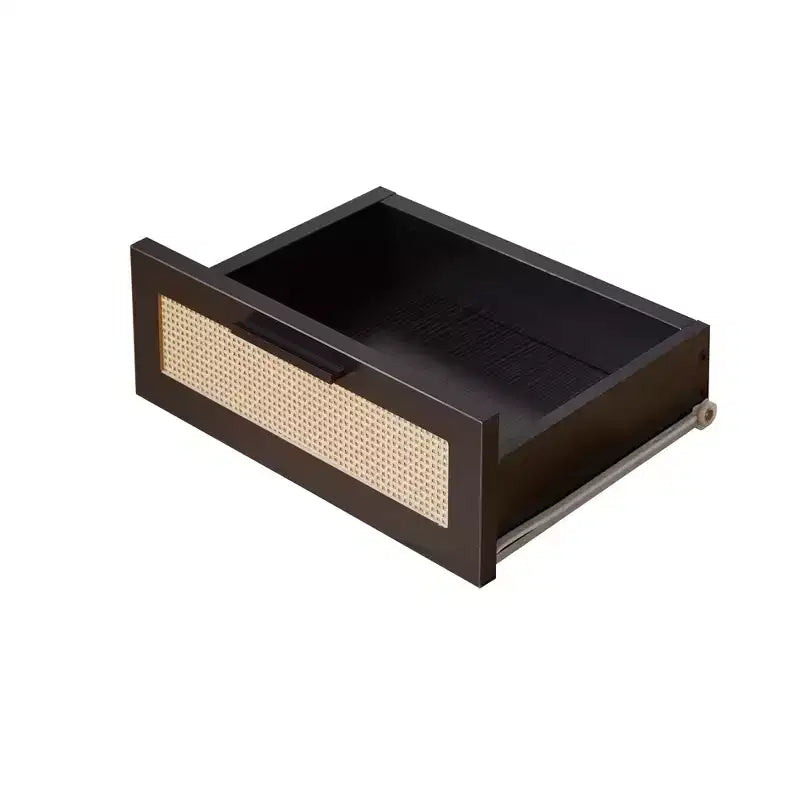 Set of 2 with 2 Sleek Modern 2 Drawer Nightstand for Bedroom Living Room