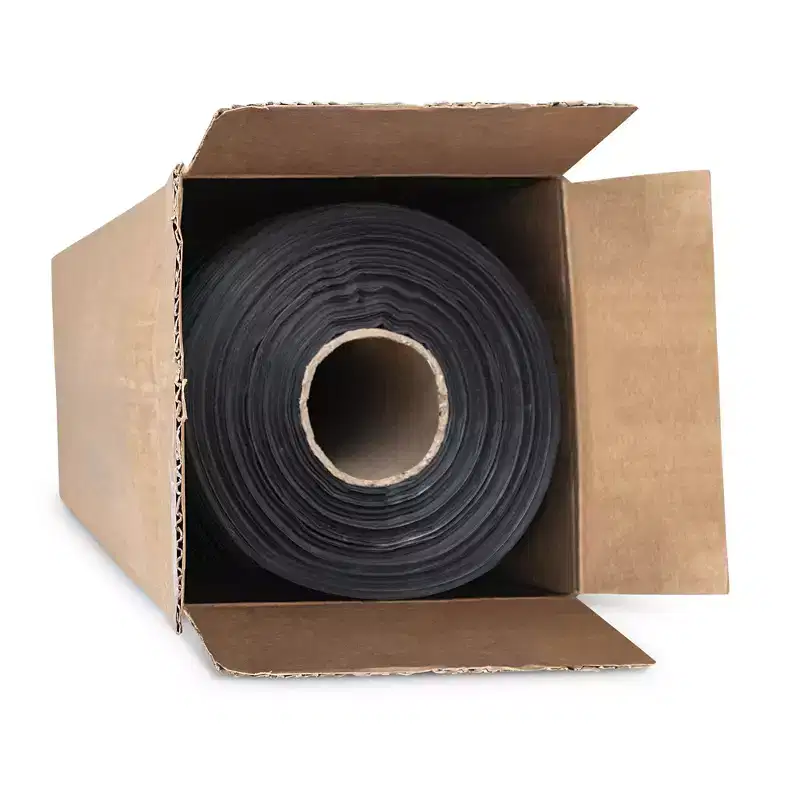Plasticplace 65 Gallon Black Heavy Duty Trash Bags, 2.7 Mil, 50'' x 48'' (100 Bags)