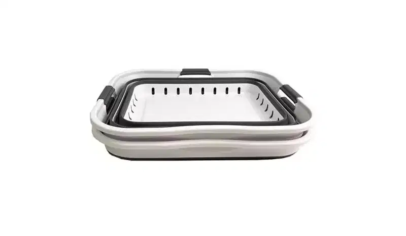 SAMMART 42L (11 gallon) Collapsible Plastic Laundry Basket