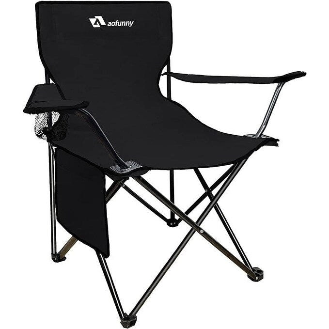 Folding Camping Chairs with Carrying Bag and Cup Holder