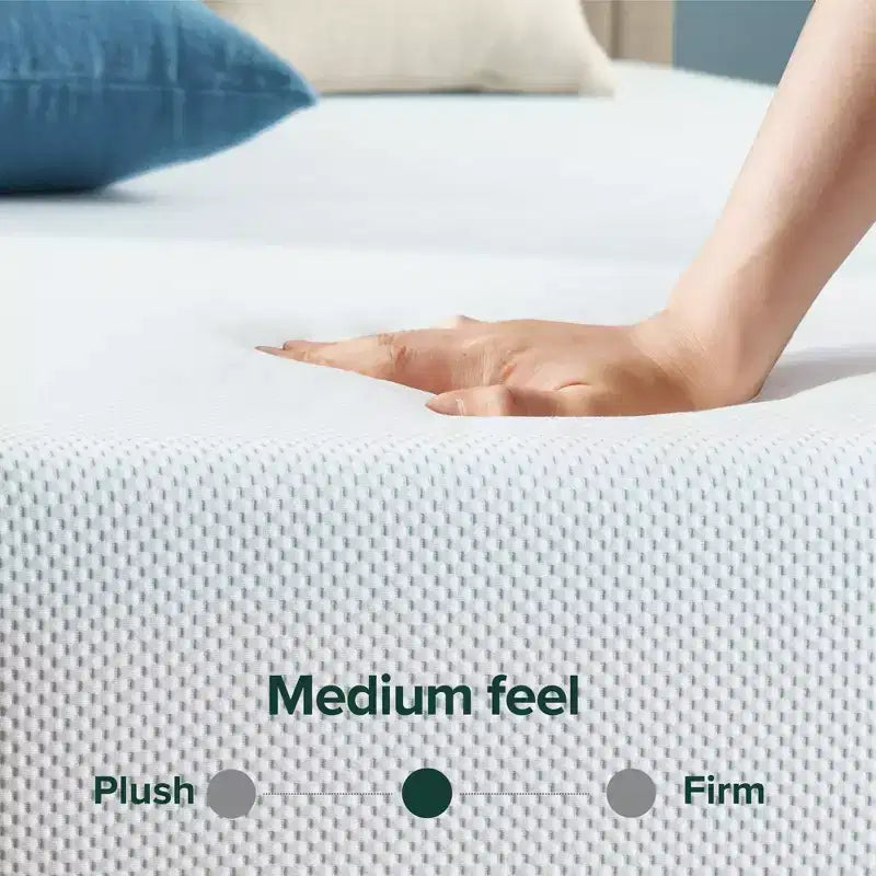 Zinus 10 Inch Green Tea Cooling Memory Foam Mattress, Full, Fiberglass Free, Medium Firmness, Cooling Gel Foam, Certified Safe Foams & Fabric