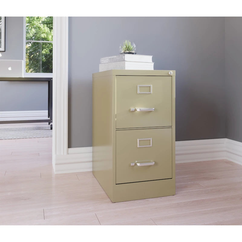 22-Deep 2-Drawer Letter Vertical File Cabinet