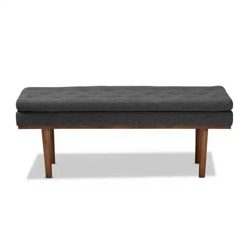 Arne Walnut Finished Bench - Baxton Studio