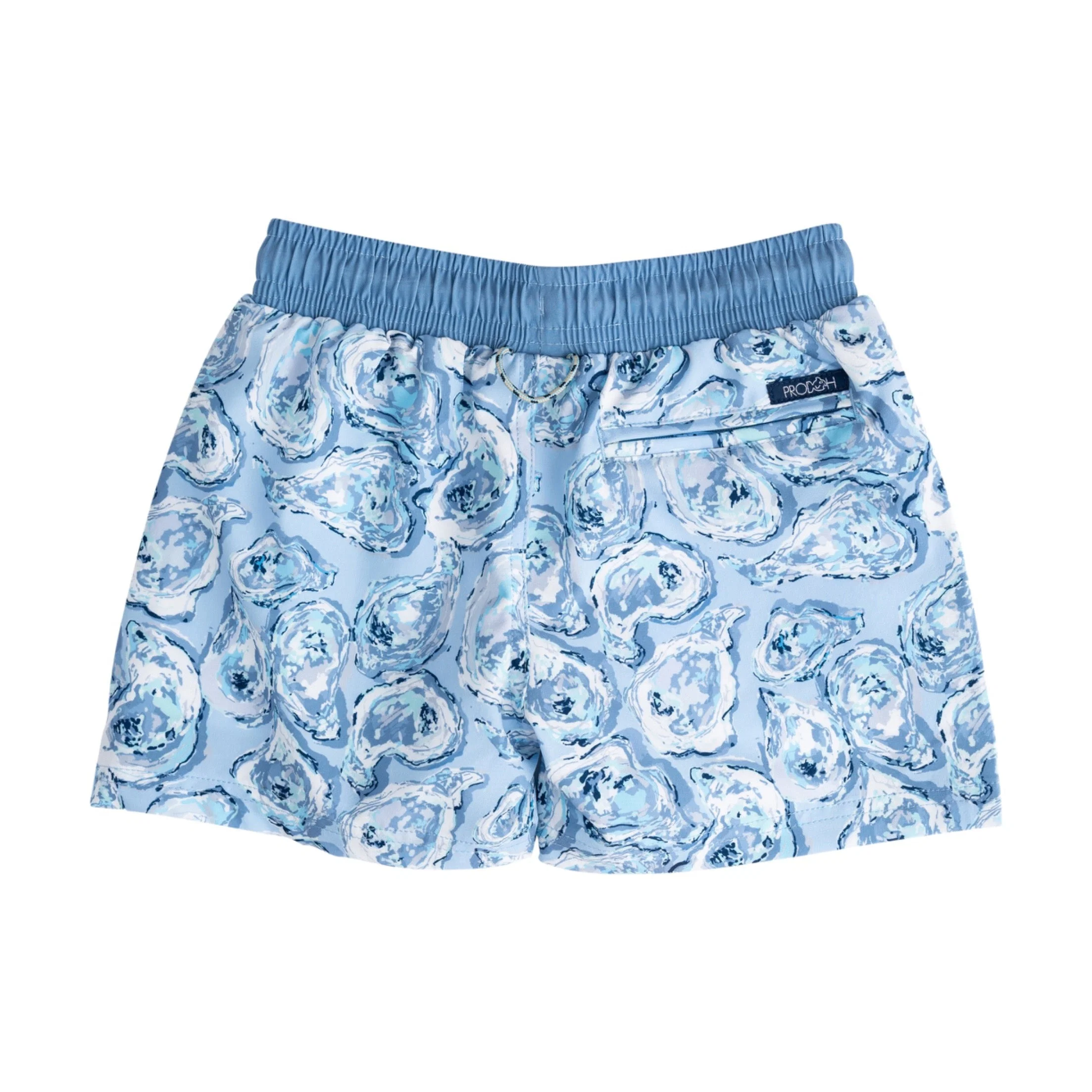 Boys'Swim Trunks Oyster Shell Print