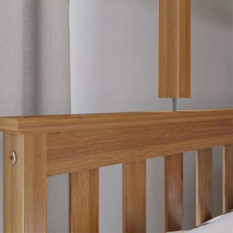 Max & Lily Solid Wood Bunk Bed, Twin over Full with Storage Trundle and Ladder for Kids
