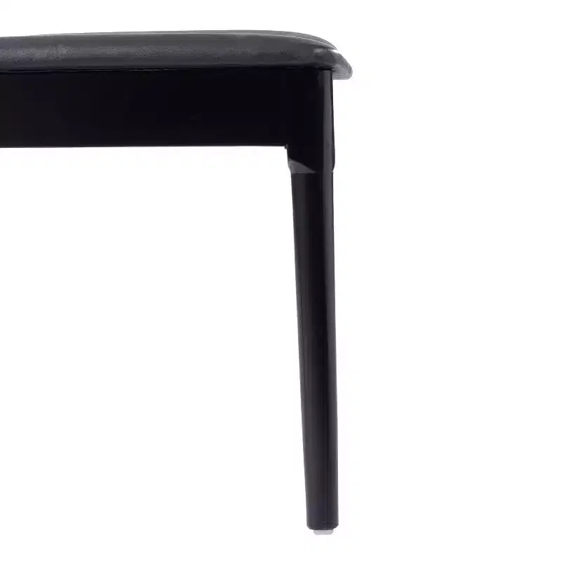 Flash Furniture Chester Commercial Grade Solid Wood Dining Chair with Slatted Backrest and Vinyl Seat