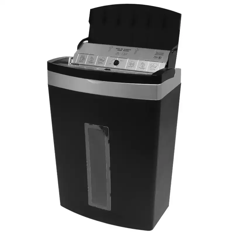 Honeywell 60 Sheet Self-Feed Micro-Cut Paper Shredder for Home use Black: Automatic Start, Shreds Credit Cards, 5.3 Volume