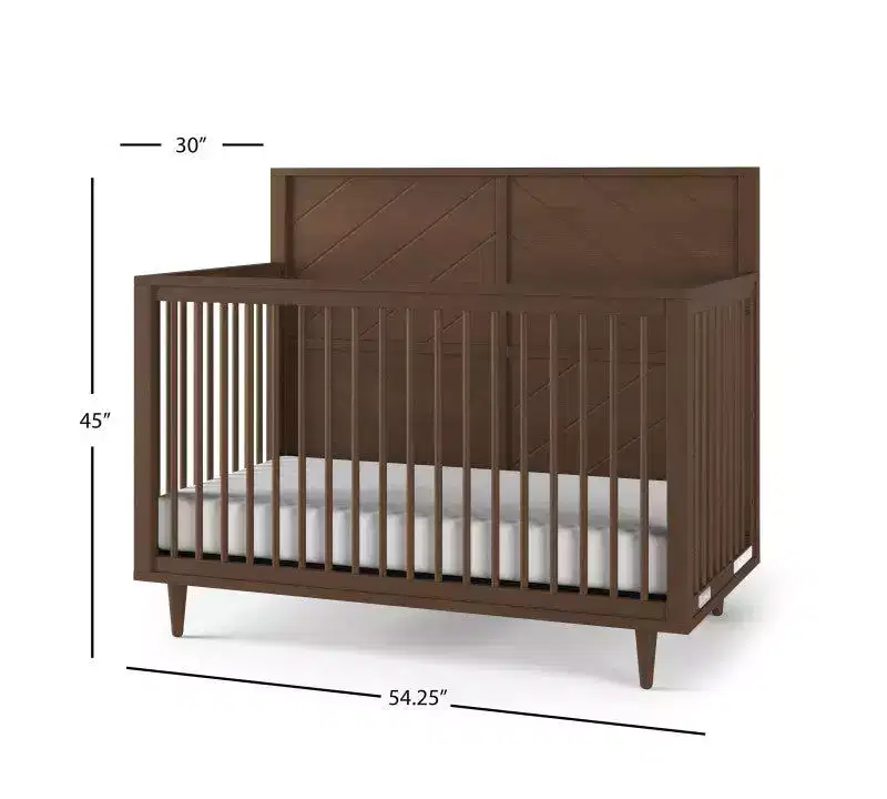 Child Craft Surrey Hill Crib, Dresser and Chest Nursery Set, 3-Piece, Includes 4-in-1 Convertible Crib, Dresser, and Chest