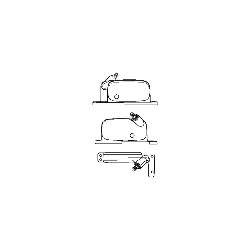 Brixwell 41-484p D Awning Operator contemporary Style awO-019-RH-Ml