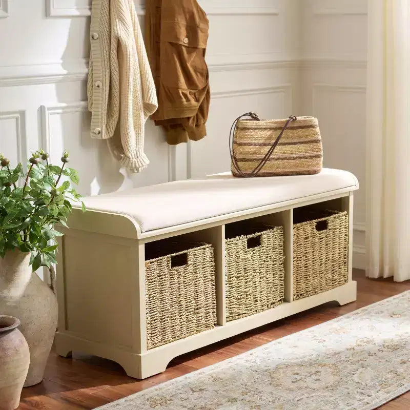 Lonan Storage Bench - AMH5733 - Safavieh Couture