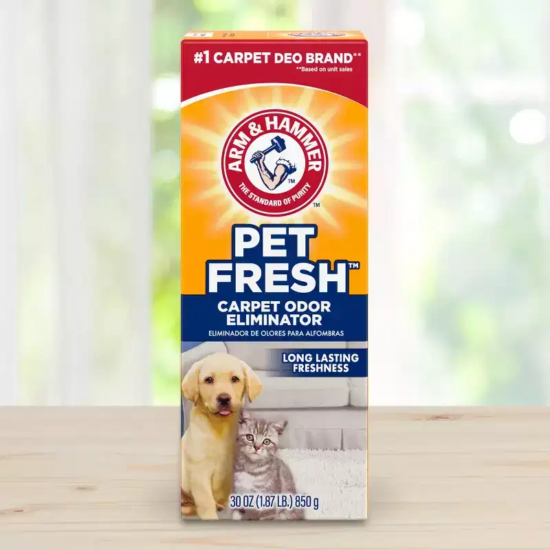 Arm & Hammer Pet Fresh Carpet Odor Eliminator - 30oz: Household Powder for Carpet Cleaning and Deodorizing