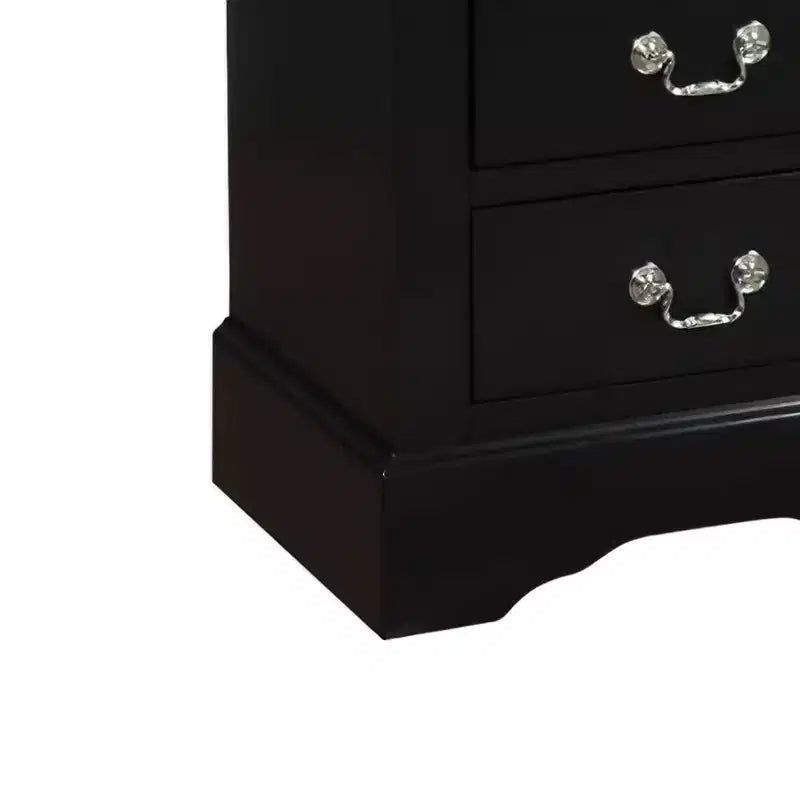 Acme Furniture Louis Philippe III Nightstand Black