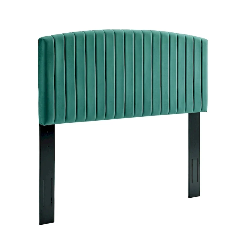 Silver Orchid La Marr Velvet Full / Queen Headboard