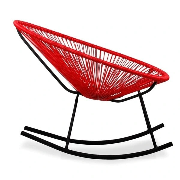 Vinyl Cord Rocking Chair
