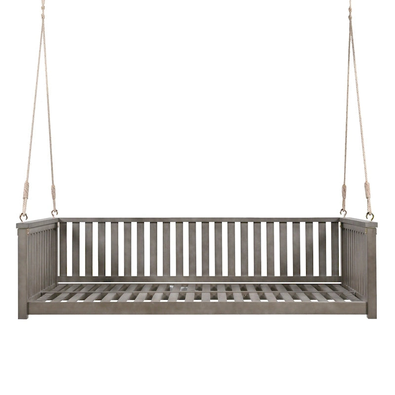 Patio Minimalist Twin Size Garden Swing Bed