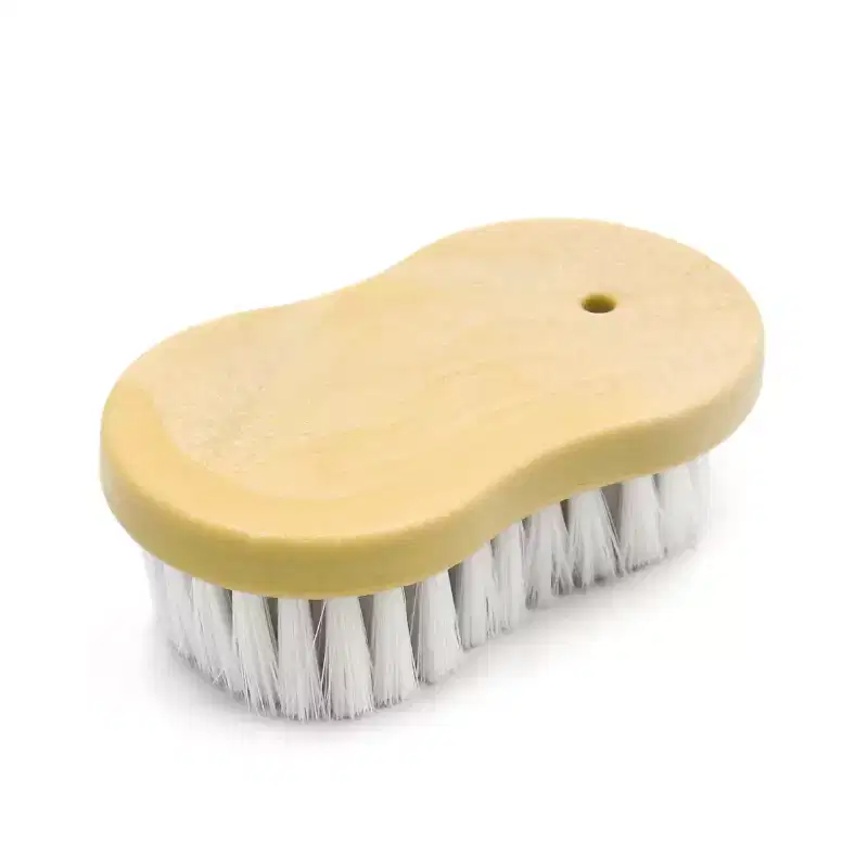 Unique Bargains Plastic Car Carpet Mat Chair Scrubbing Cleaning Washing Brush Tool Beige