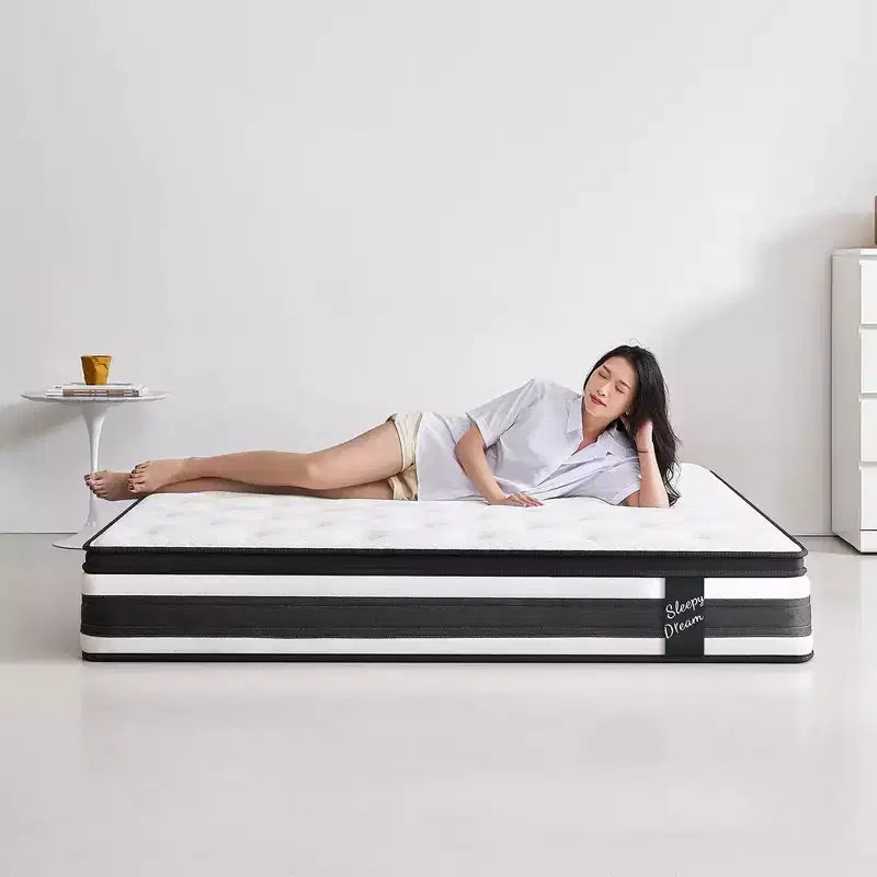 12-Inch Hybrid Mattress with Memory Foam and Pocket Springs
