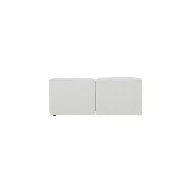 Meridian Furniture,Miramar Durable Linen Textured Modular Sofa